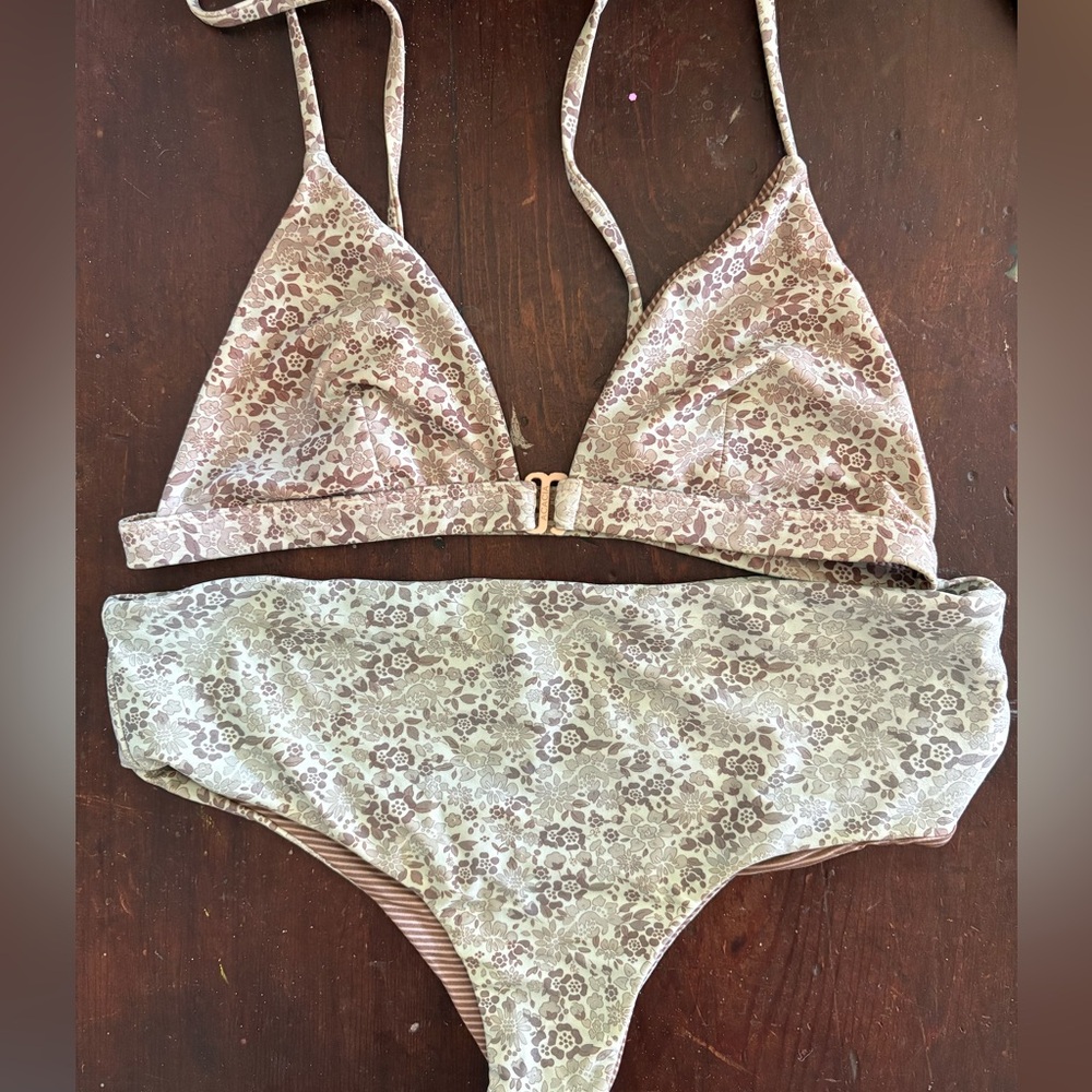 Acacia Swimwear neutral Floral Bikini